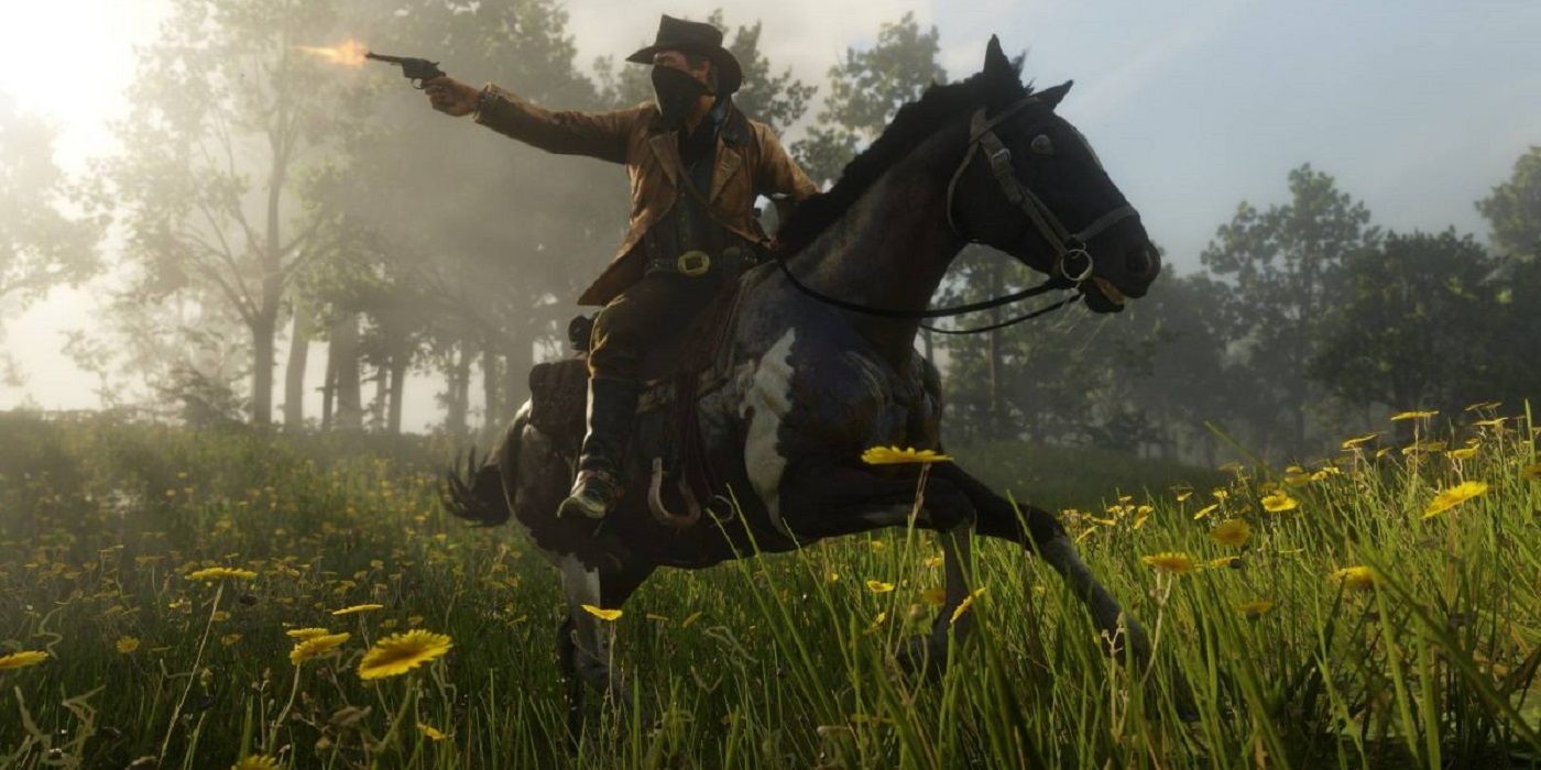 RDR2 Shooting from a horse