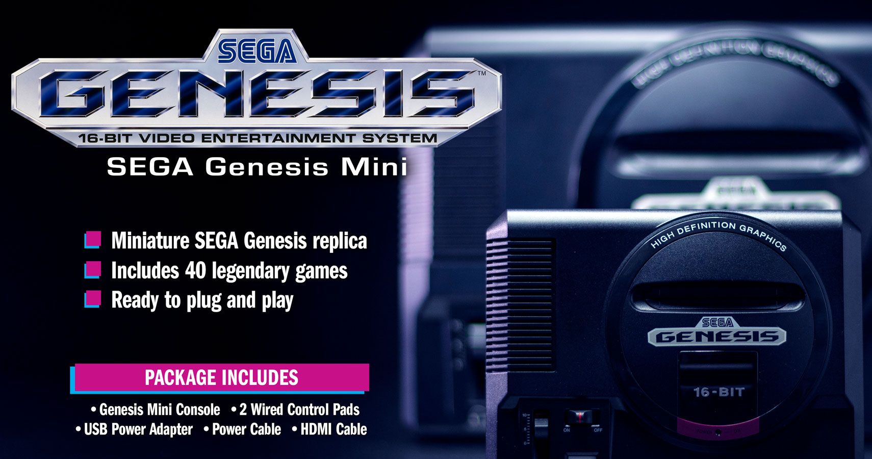 Sega Genesis Mini Trailer Wants Us To Know That It Does
