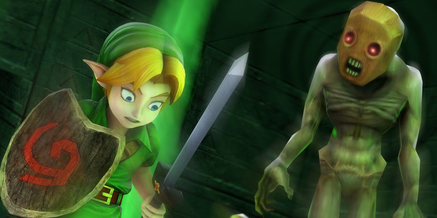Zelda redead zombie soundwave artwork with young Link