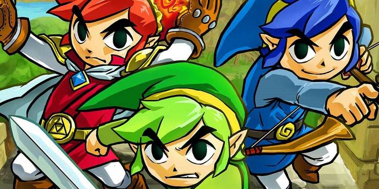 Four Links in Tri Force Heroes