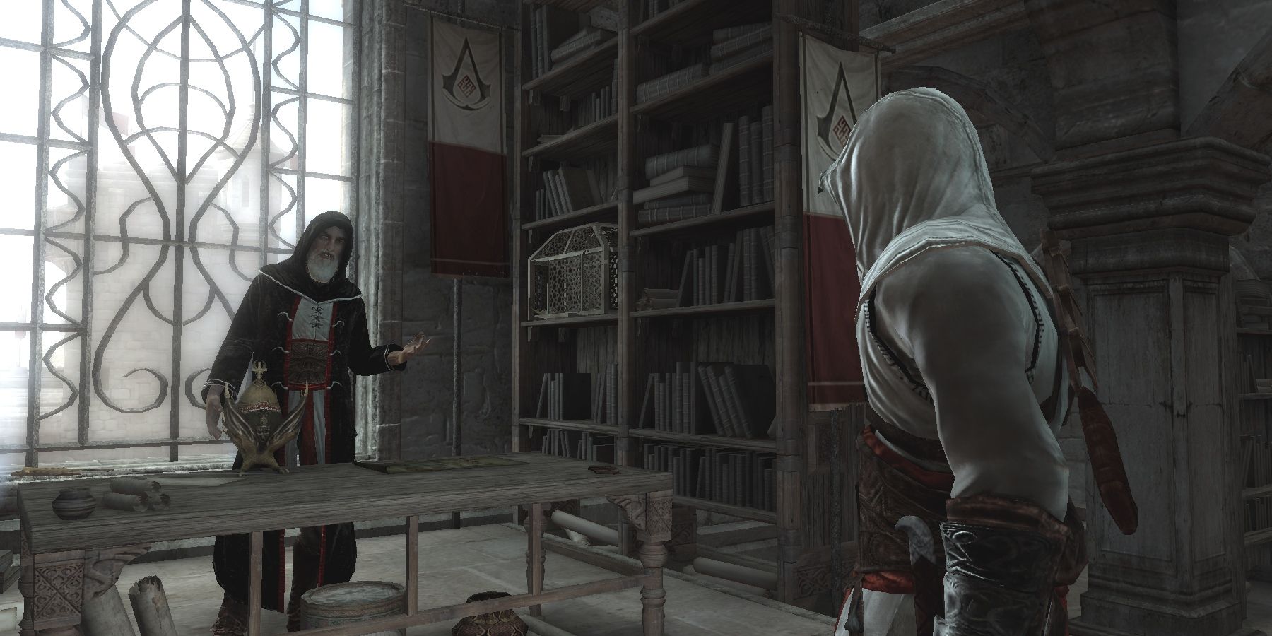 Screenshot Assassin's Creed Altair and Al Mualim