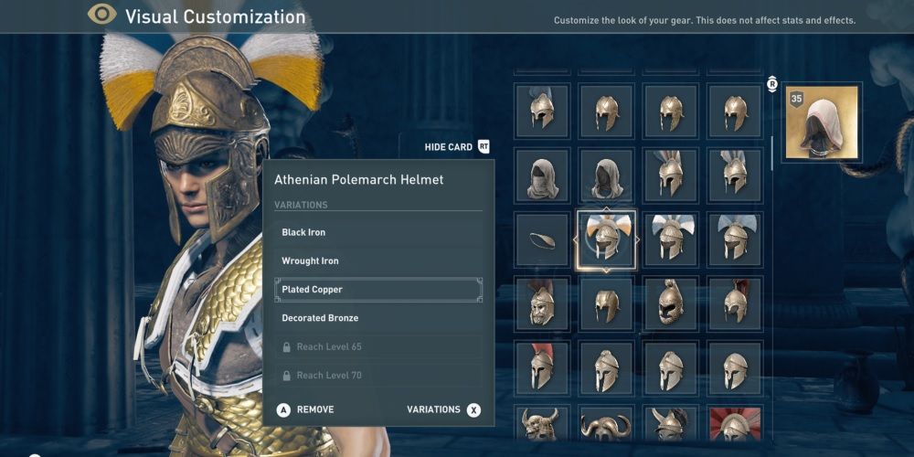 Assassins Creed Odyssey Kassandra im visuellen Anpassungsbildschirm