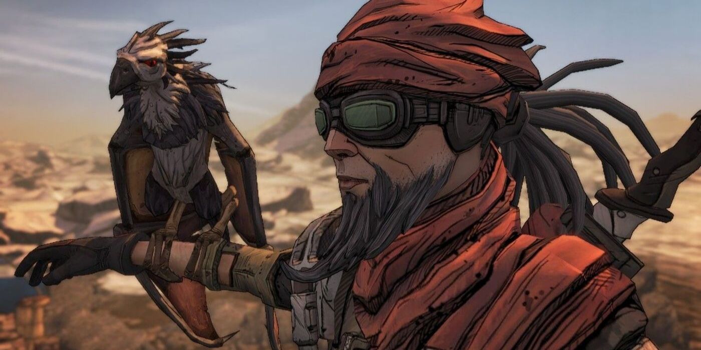 Mordecai and Bloodwing in Borderlands 2.