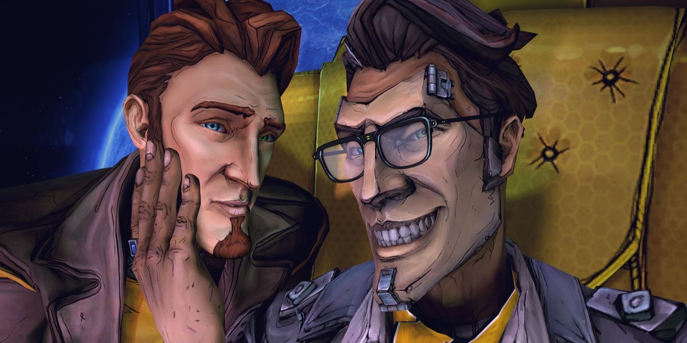 image of Handsome Jack and Timothy the Doppelganger from Borderlands