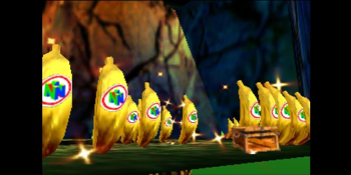 Donkey Kong 64 Screenshot Of Golden Bananas