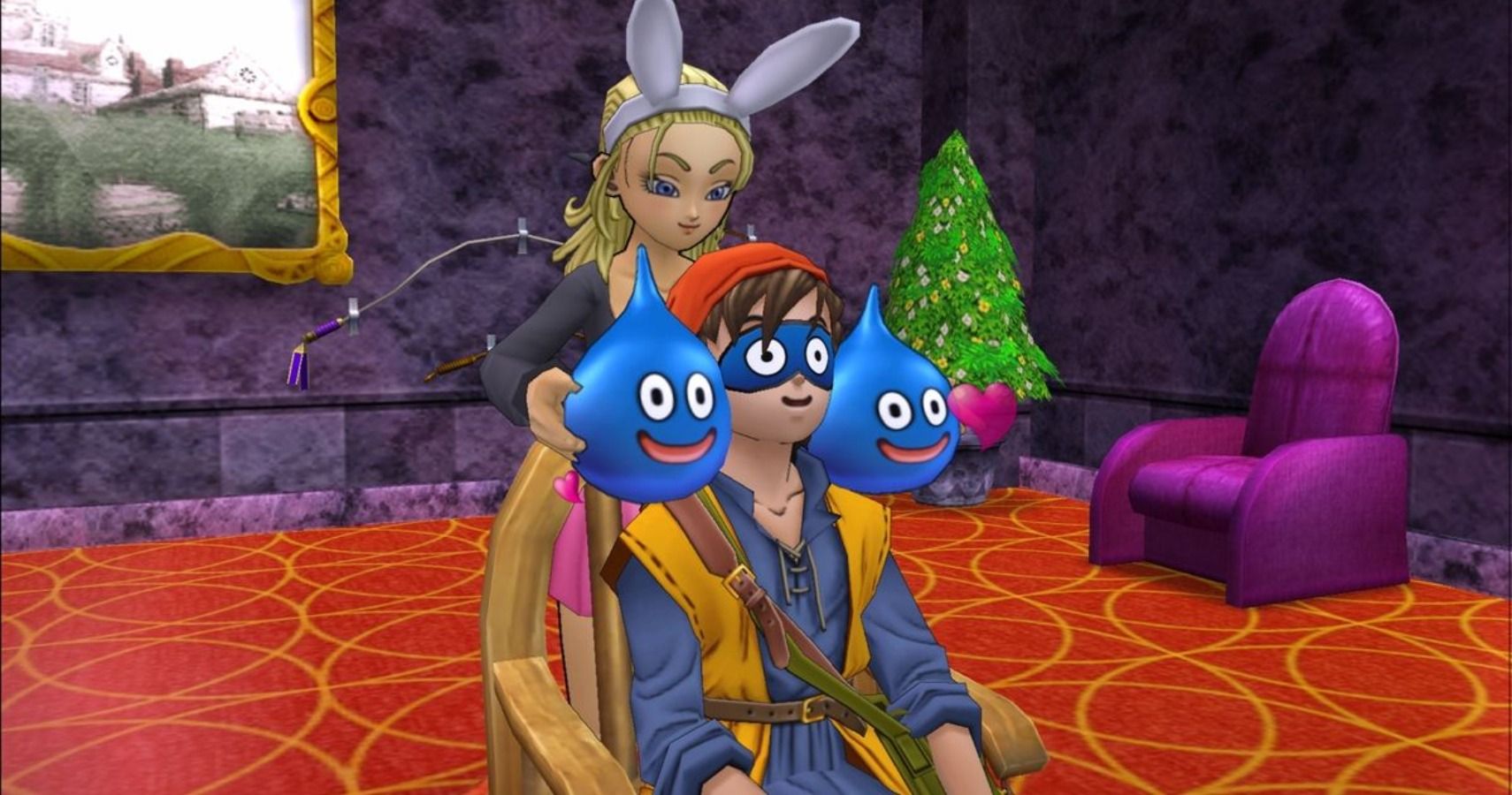 Puff-puff, Marry, Whack! Dragon Quest 8 Edition! Who are you