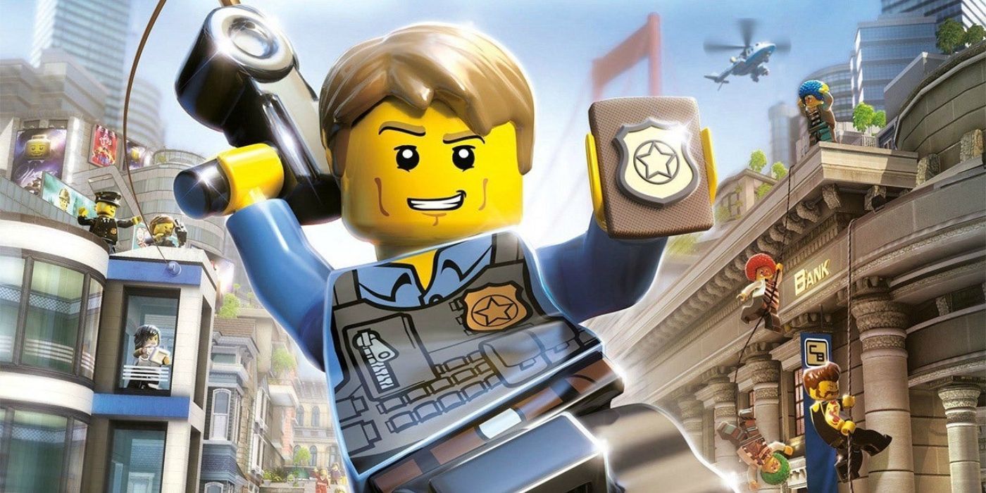 Lego City undercover cop with badge