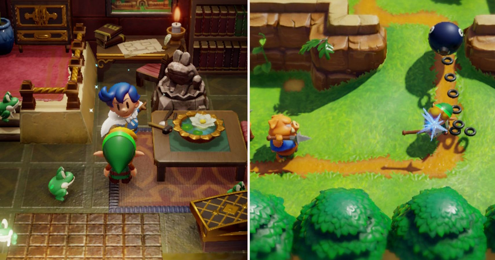 Random: Zelda: Link's Awakening Features Some Interior Decorating