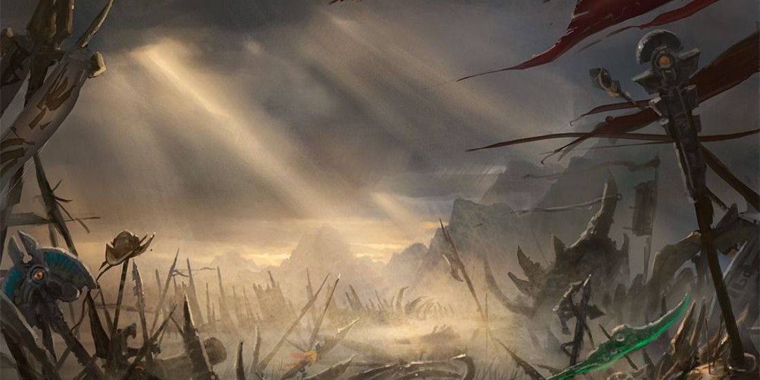 Full art of Field of Ruin from Ixalan in Magic: The Gathering