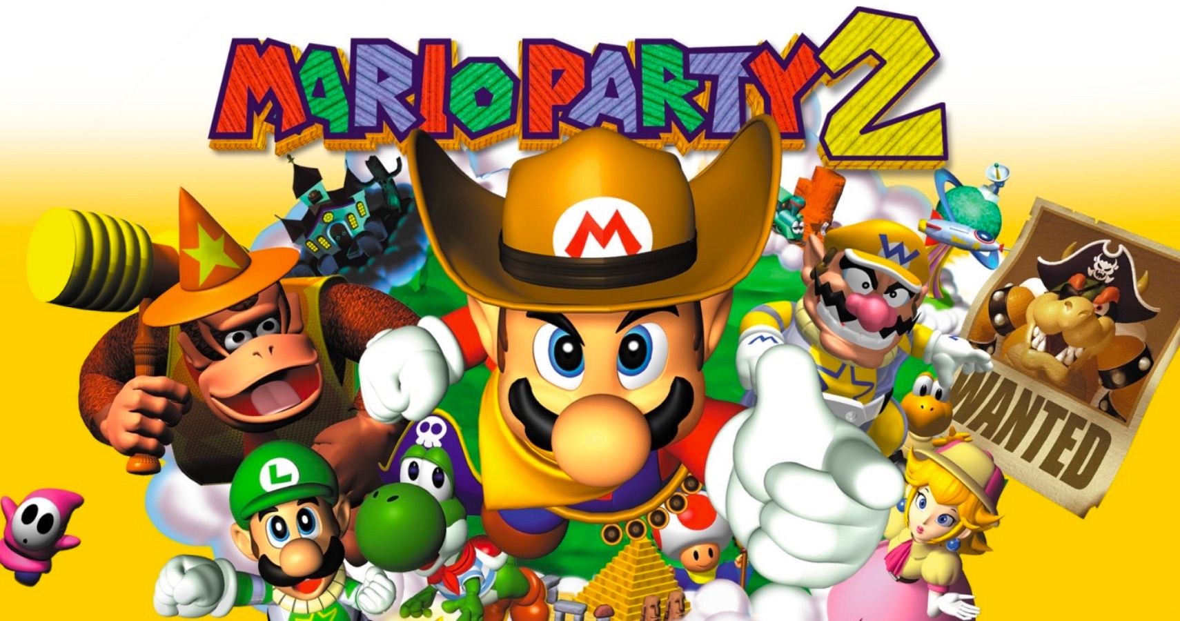 Mario Party 2 N64 Box Art