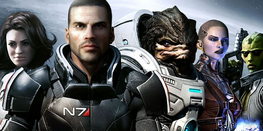 Mass Effect 2 image of all the party members