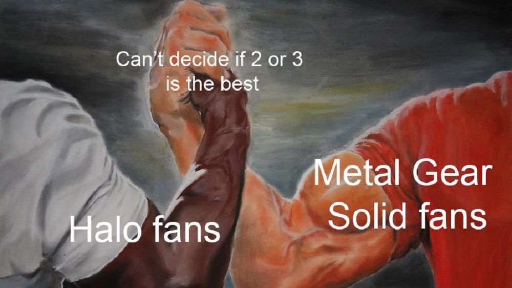 Metal Gear Solid 2 Halo meme