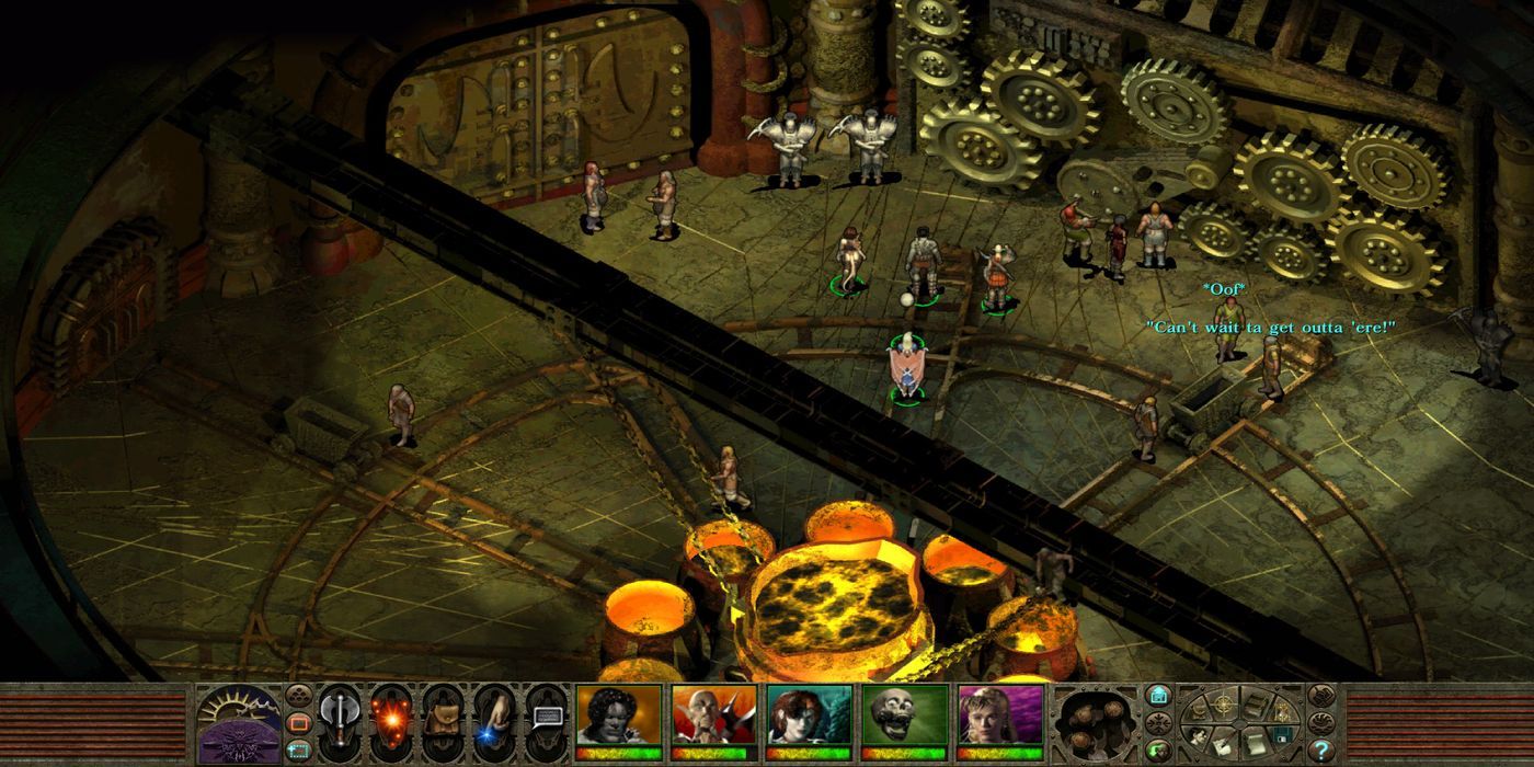 Planescape torment characters standing around