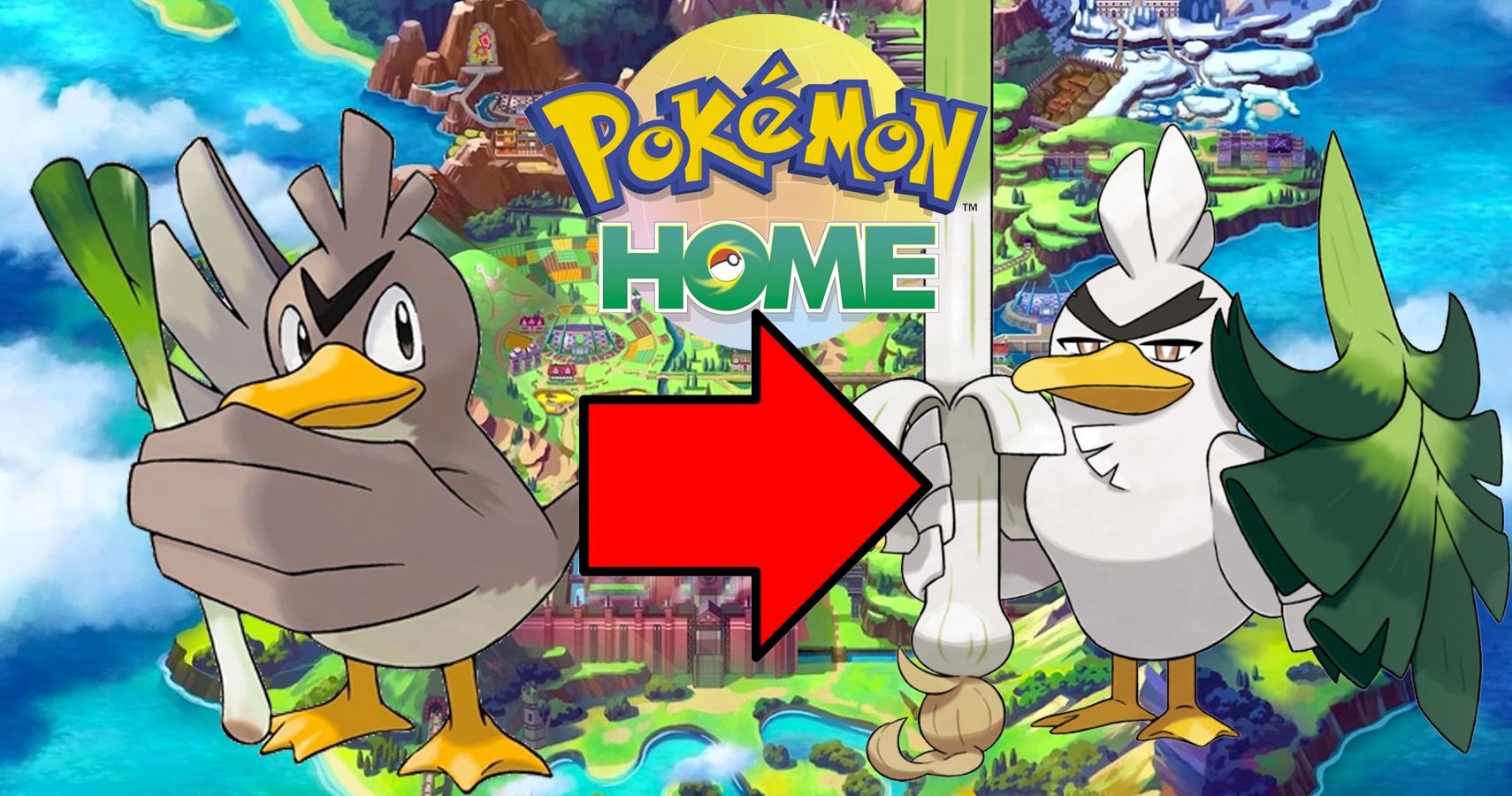 Pokémon Home & Nintendo 3DS Will Allow DUX To Evolve Into Sirfetch'd In Pokémon  Sword