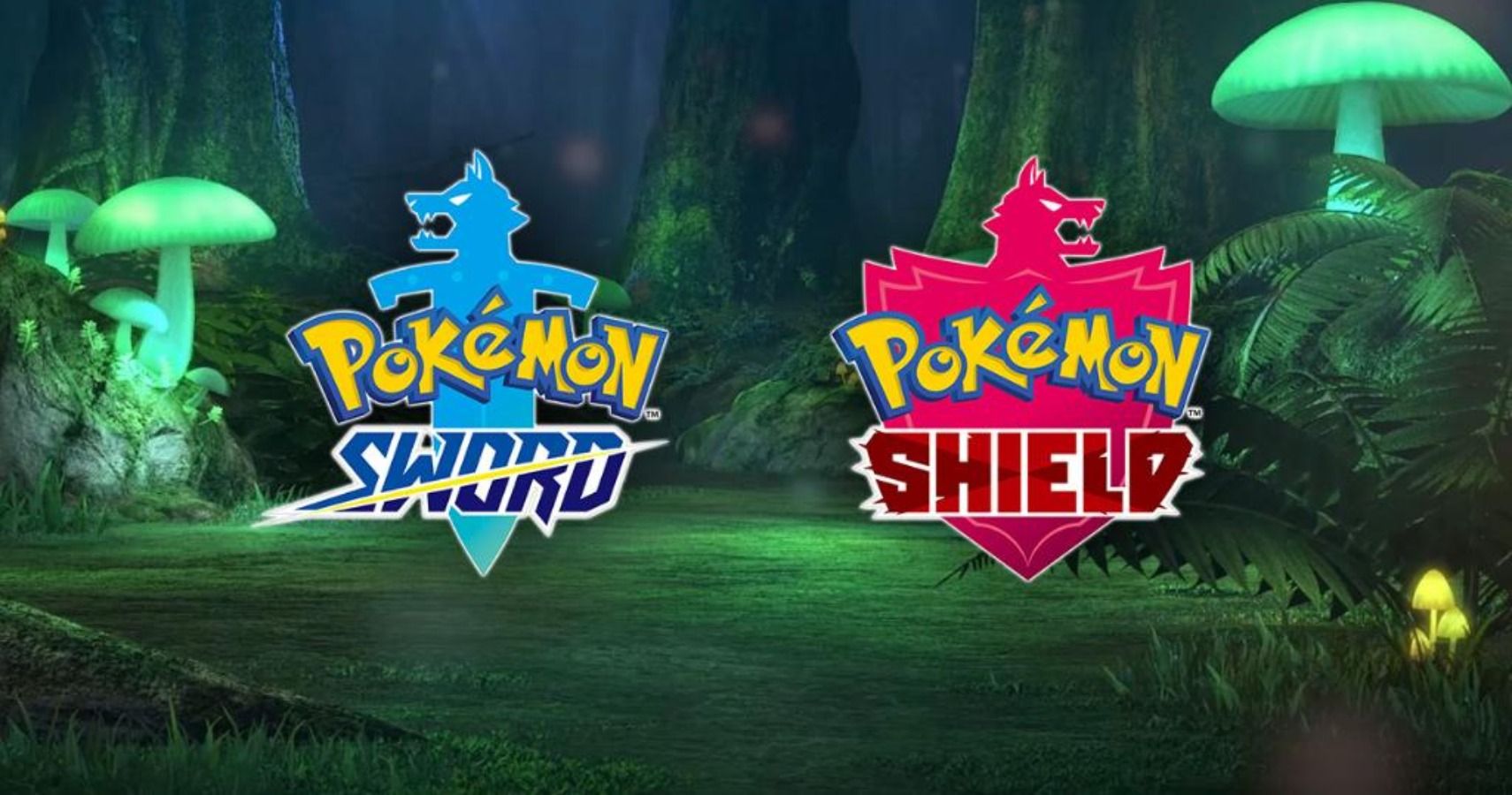 Pokemon Sword &amp; Shield Logo Forest Cover