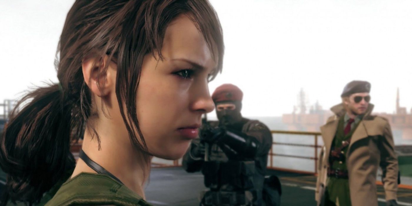 Quiet MGS V phantom pain on mother base