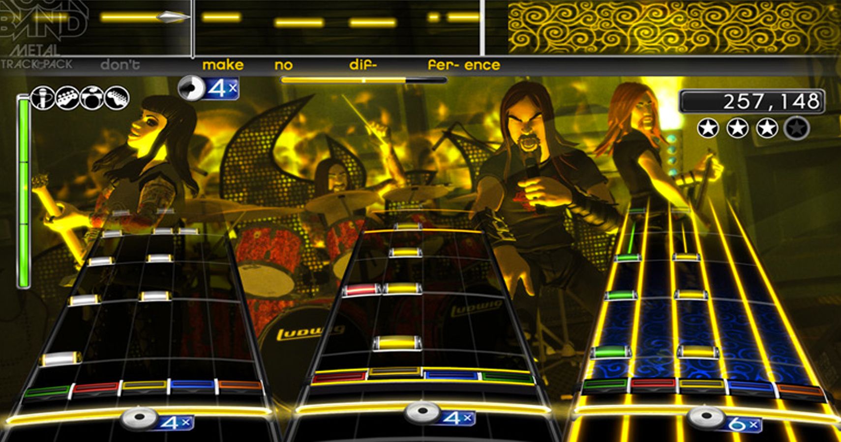 Rock Band 2, Inside A Gameplay Match