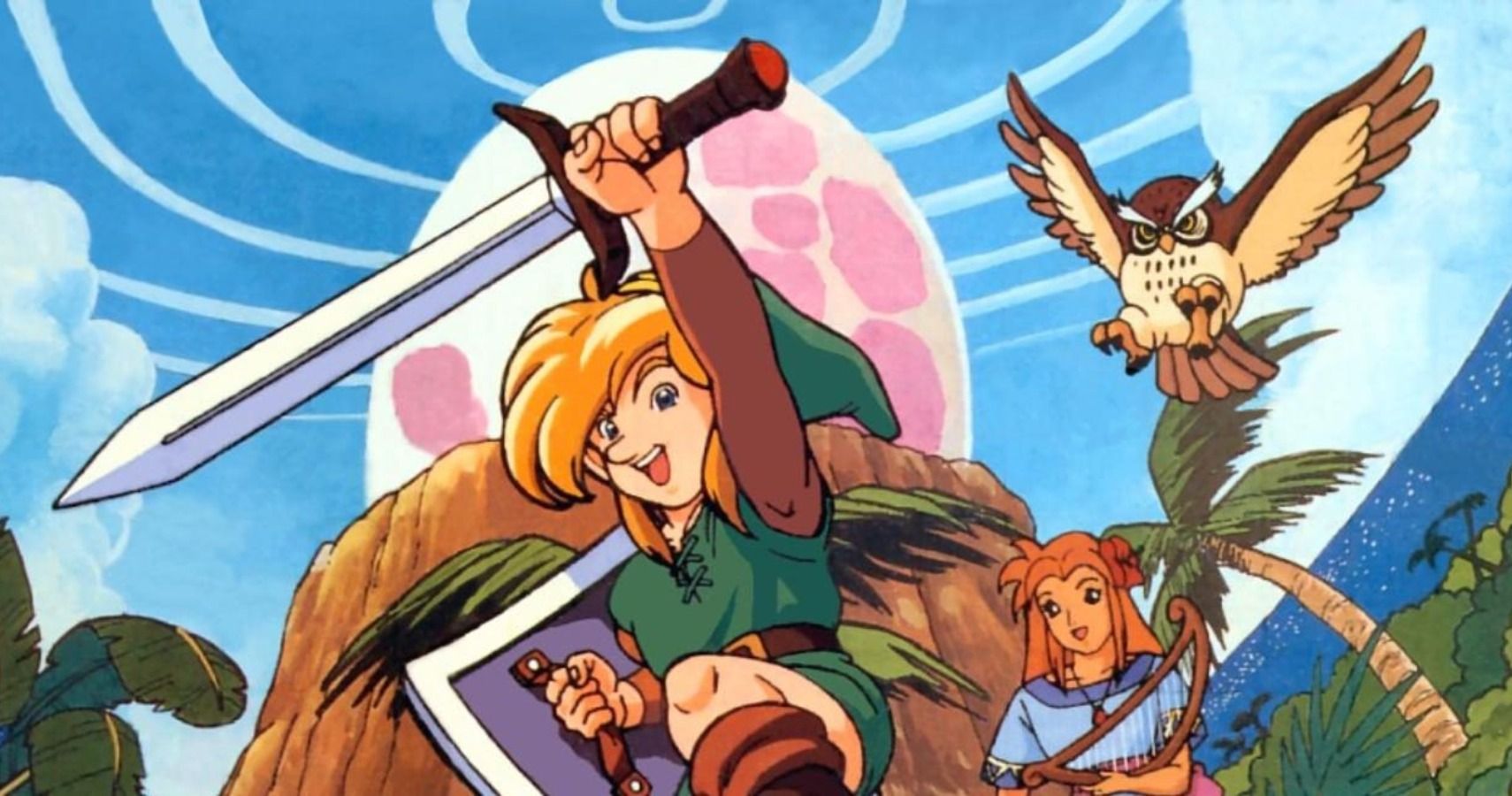 The Legend of Zelda Link's Awakening Game Boy Cover