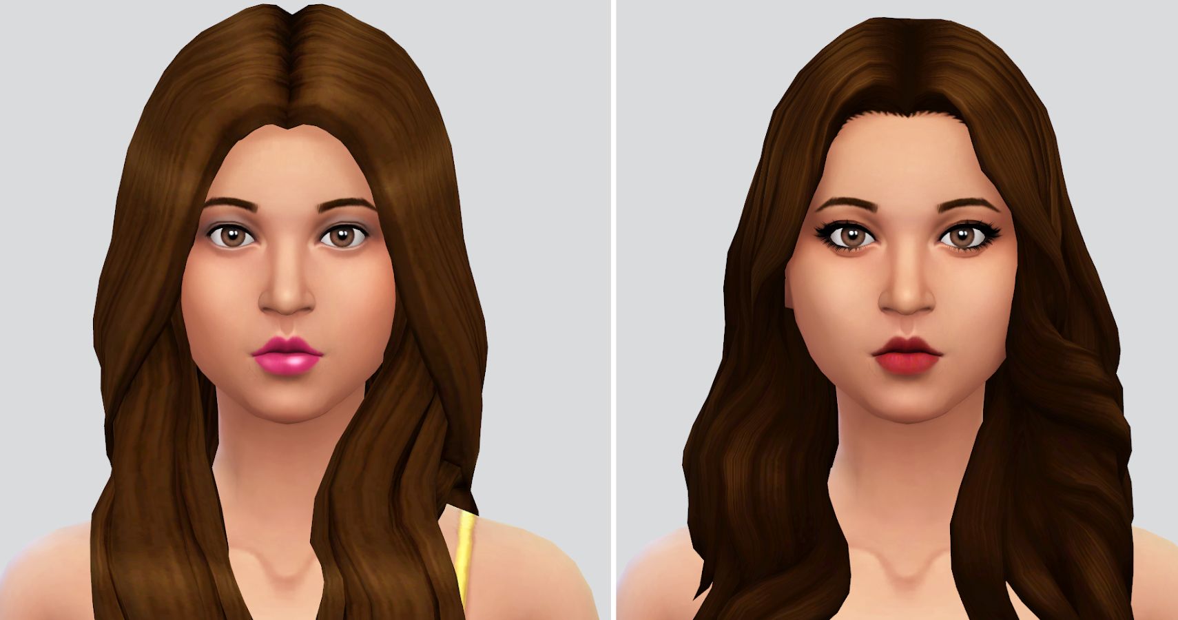 sims 4 with the realistic hair