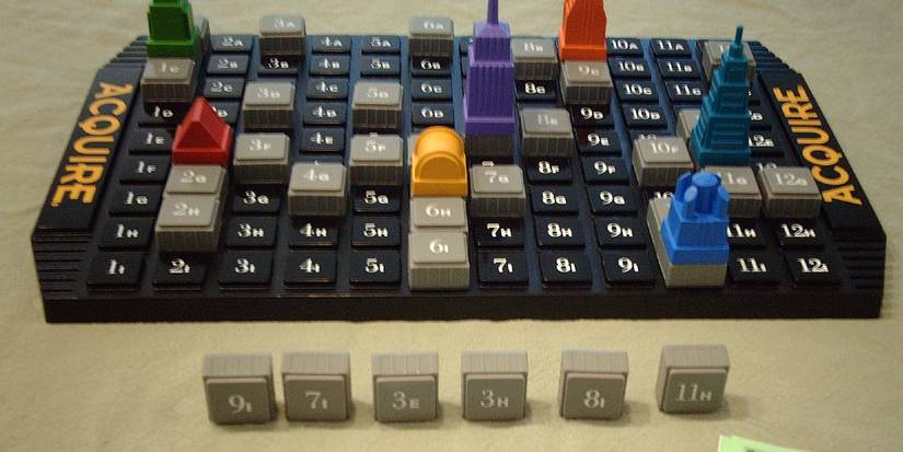 Get board game settings and components on the table. 