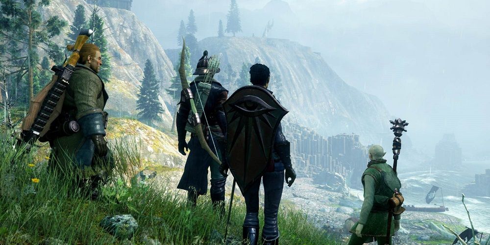 dragon age inquisition party exploring