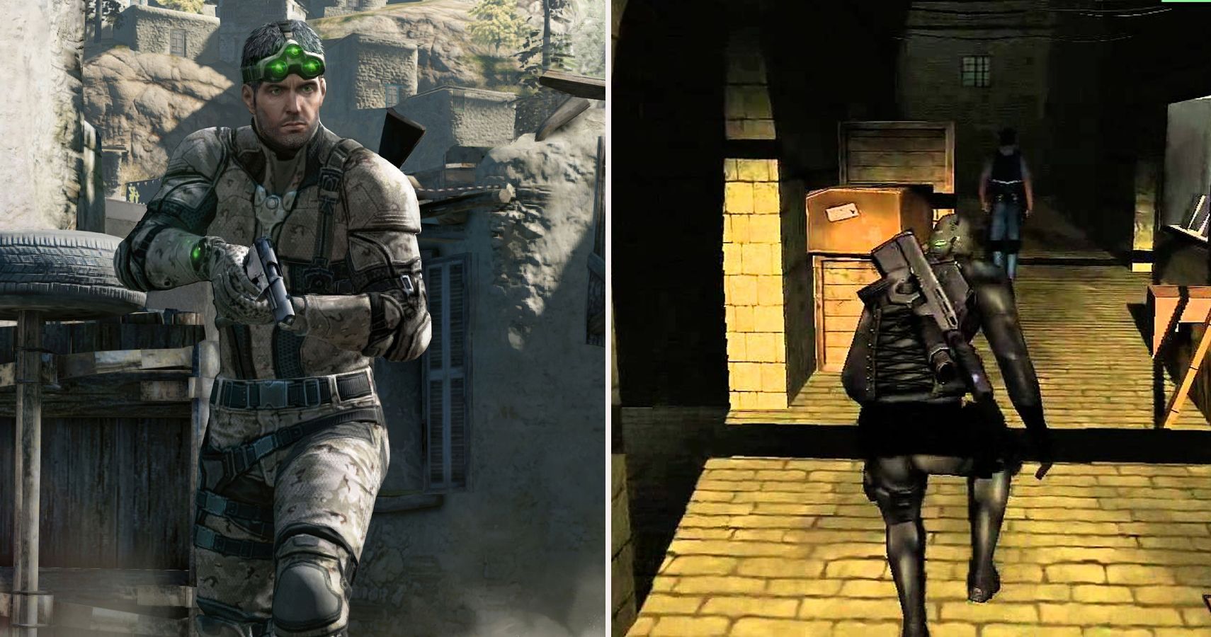 Splinter cell Vs Pandora Tomorrow Vs Chaos Theory Vs Double Agent