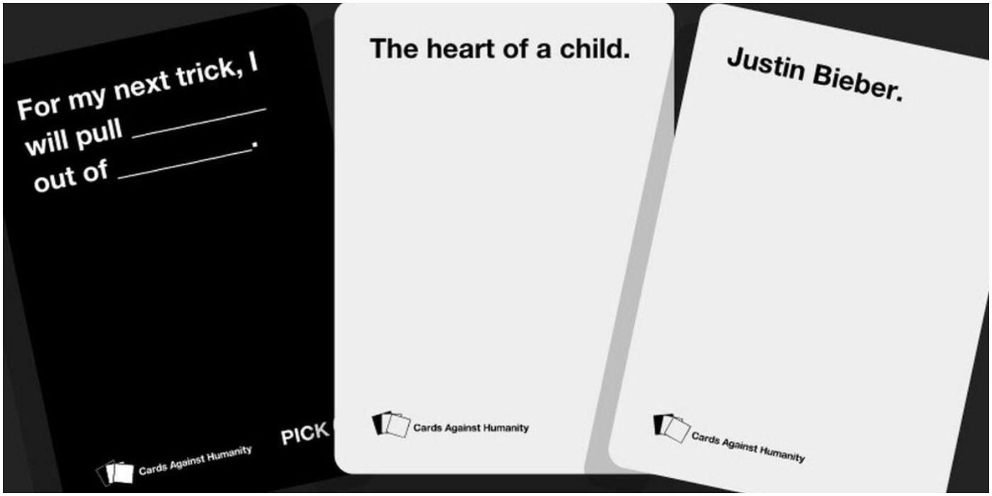 Examples of Cards Against Humanity cards
