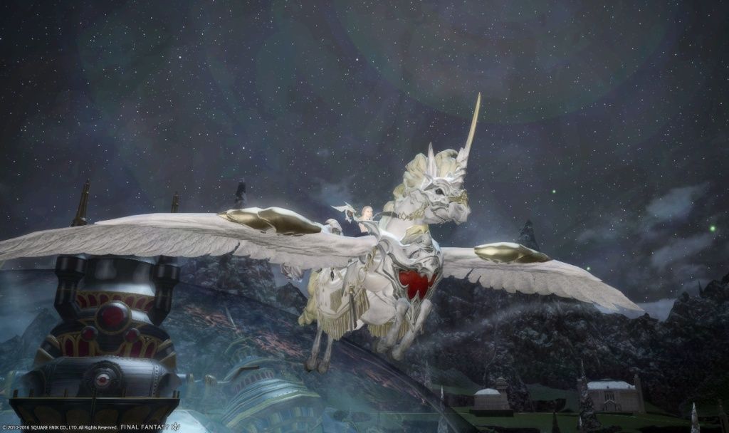 The majestic Astrope mount in Final Fantasy 14