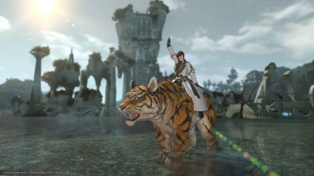 Tiger mount in Final Fantasy 14