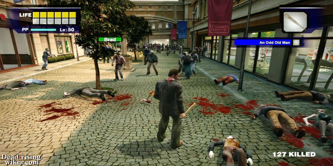Dead Rising Mall Walkway Dead Zombies