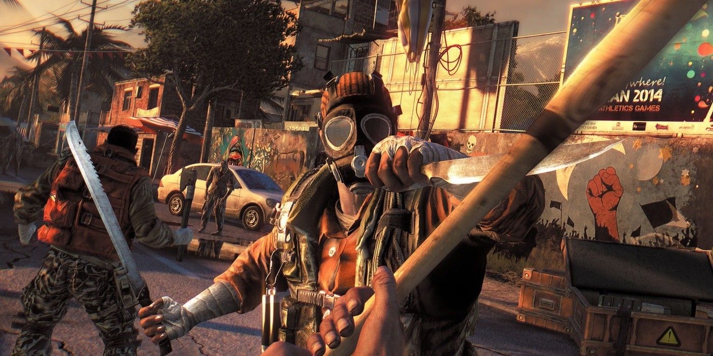Dying Light screenshot of combat with other humans