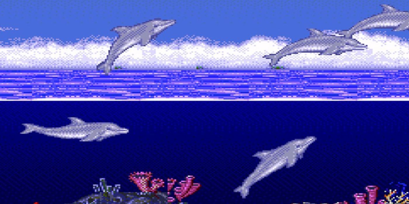 All of them together in ecco the dolphin for the genesis.