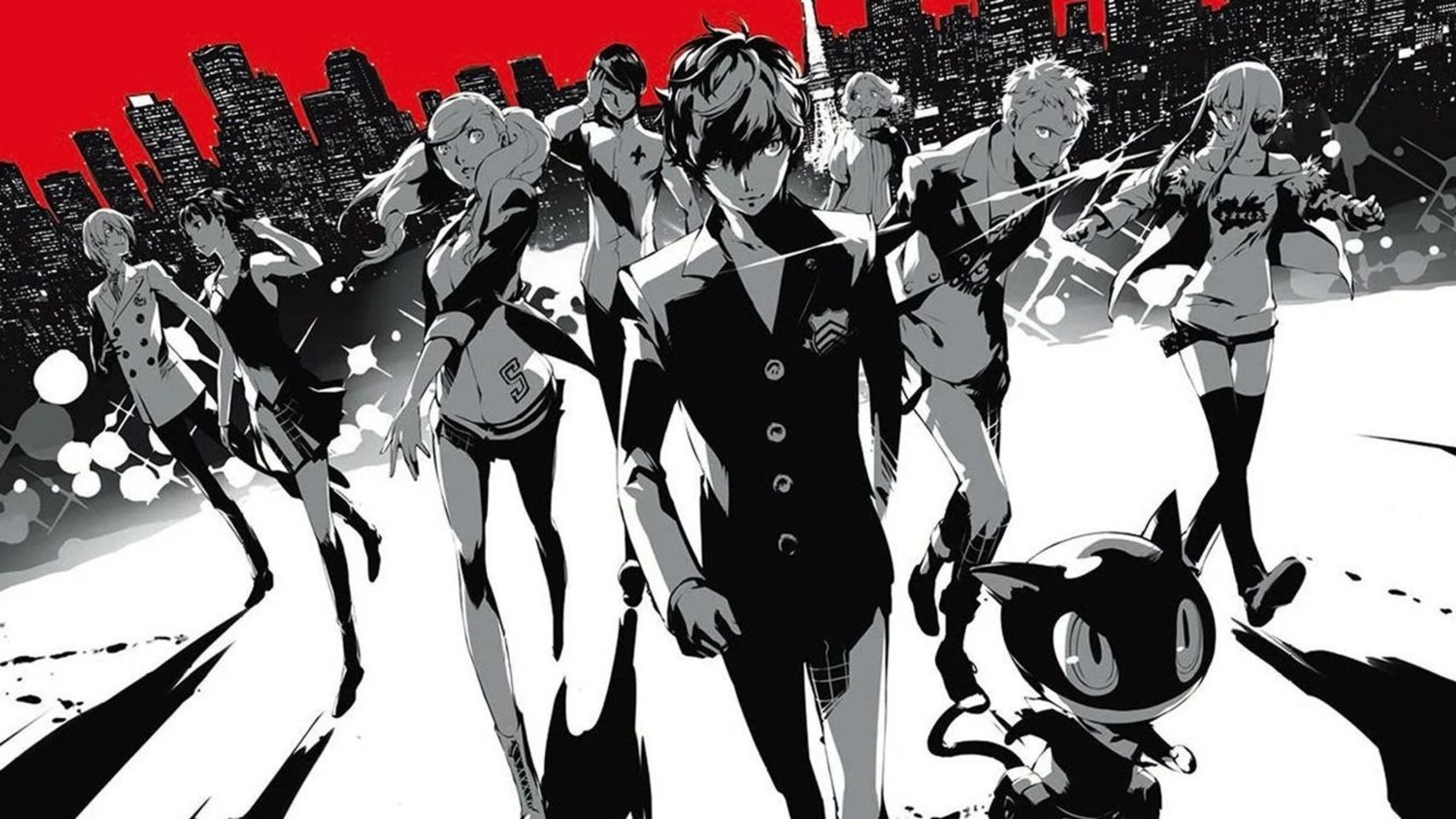 Persona 5x. Persona 5 Phantom Thieves. Персона 5 анимация.