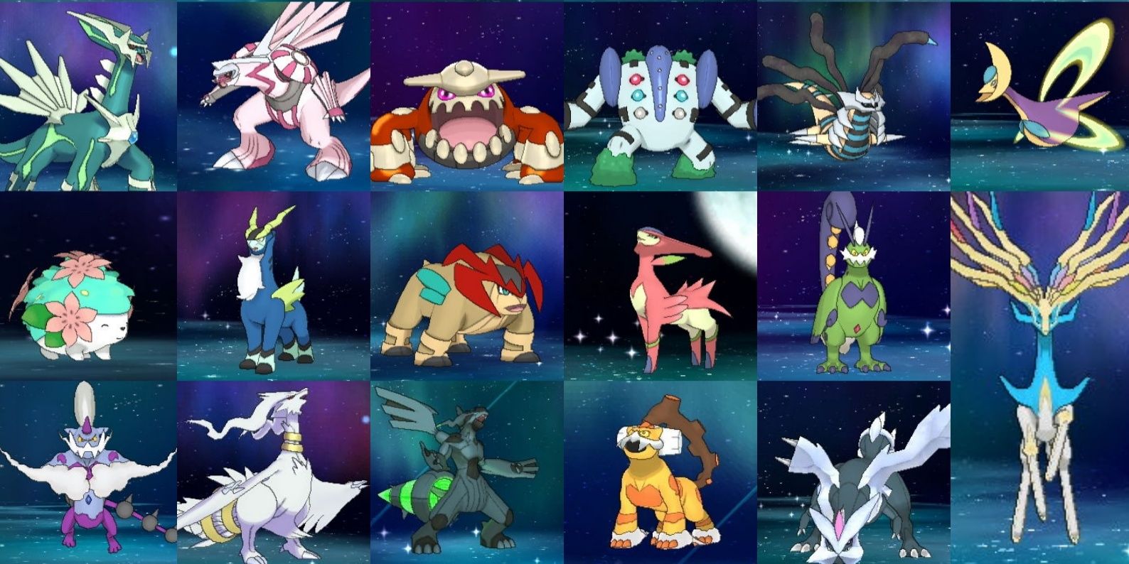 Pokémon Every Shiny Legendary Form Change Ranked - gametiptip.com