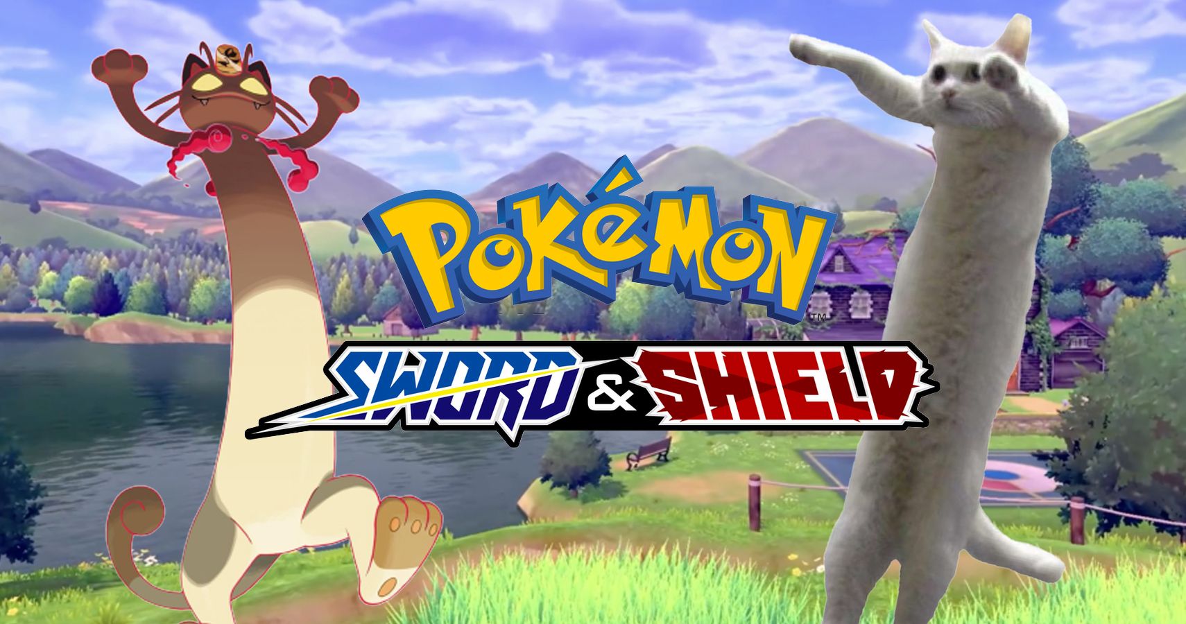 Pokemon Sword/Shield - Pegar os 3 iniciais + 3 evees + 3 meowths  Gigantamax! 