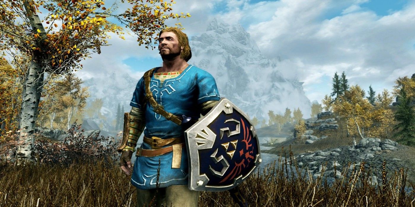 Comparing Skyrim on Nintendo Switch vs. PC Shows Massive Quality Difference