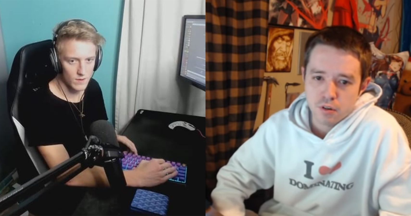 Tfue Smashes Keyboard To Protest Dellor Twitch Ban