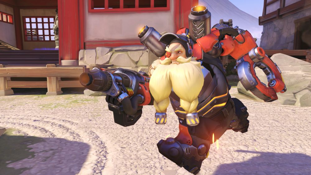 Overwatch 2 Torbjorn Running Angrily