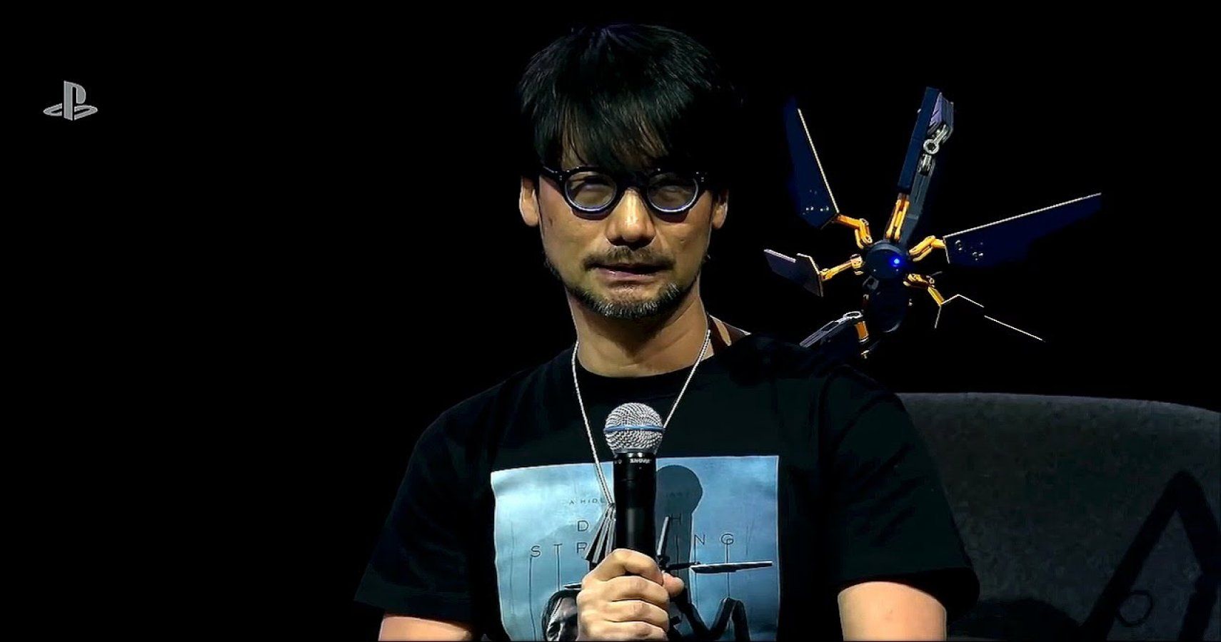 Hideo Kojima was stung by at least 10 bees all at once before