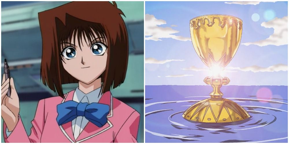 yugioh tea in anime and cup of ace art
