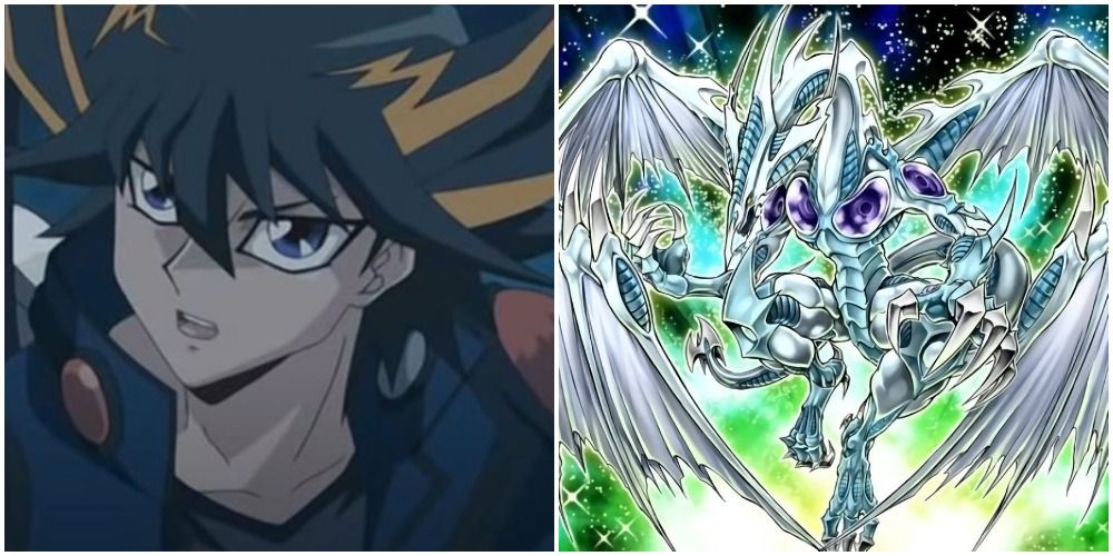 yugioh yusei in the anime and stardust dragon