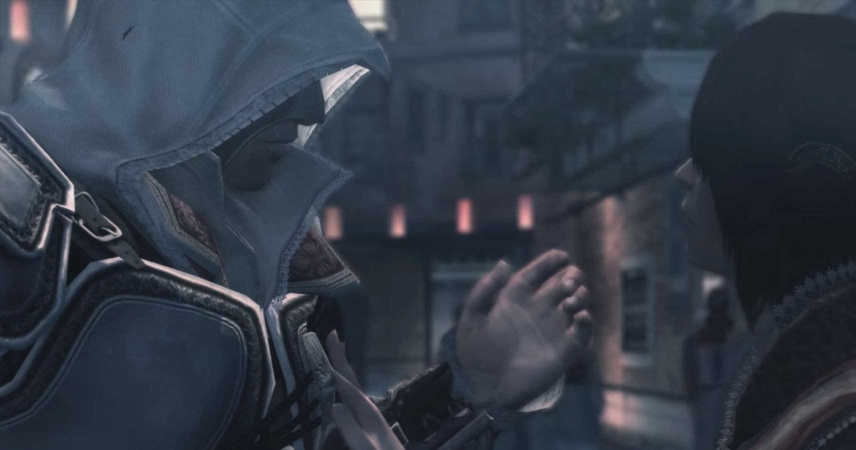 Assassin's Creed Brotherhood Screenshot Of Ezio and Cristina at Carnevale