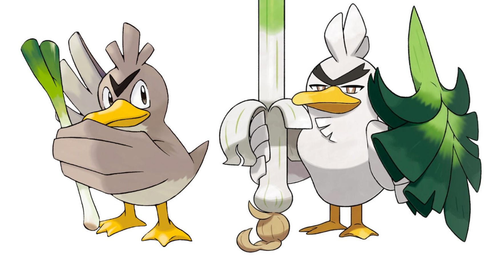 Farfetch'd vs Galarian Farfetch'd (and Sirfetch'd)