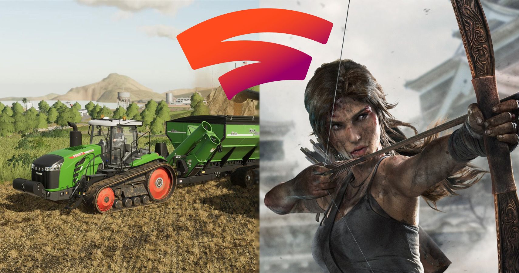 Google Stadia Farming Simulator Tomb Raider