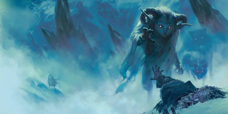 ice wind dale snowy owlbear and art