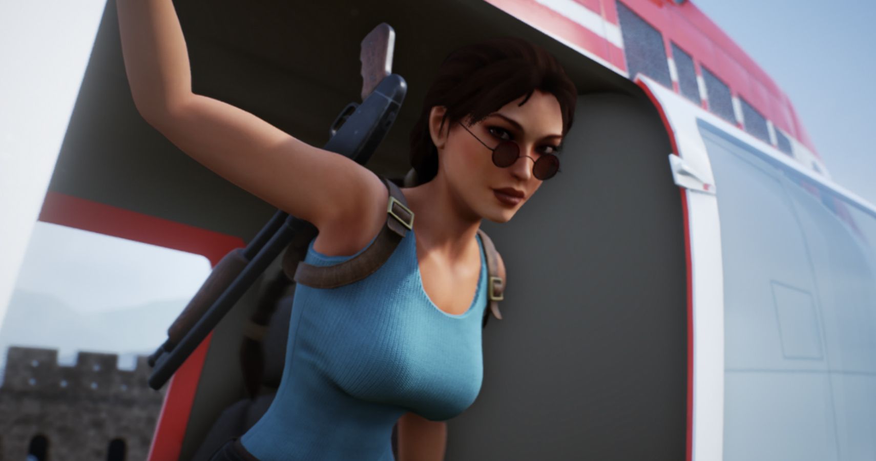 Lara Croft Helicopter
