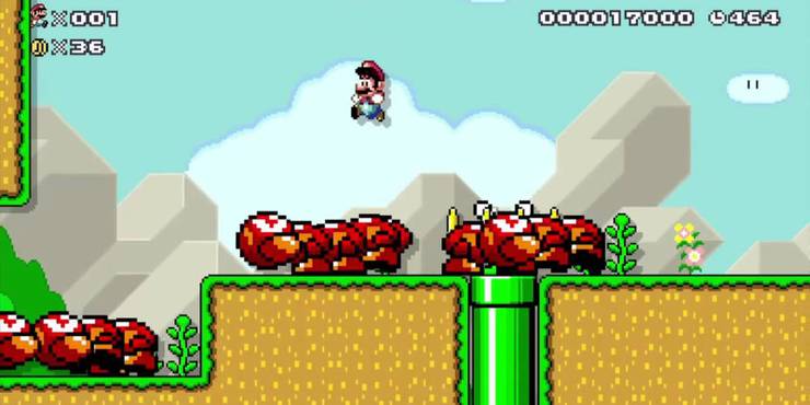 Mario-Maker-Angry-Wigglers-1.jpg (740×370)