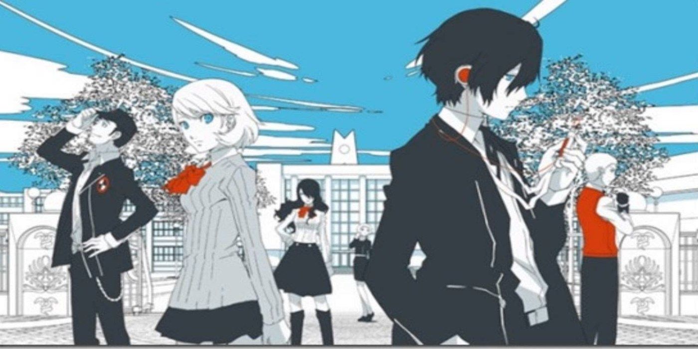 Persona 3 stylized cover art