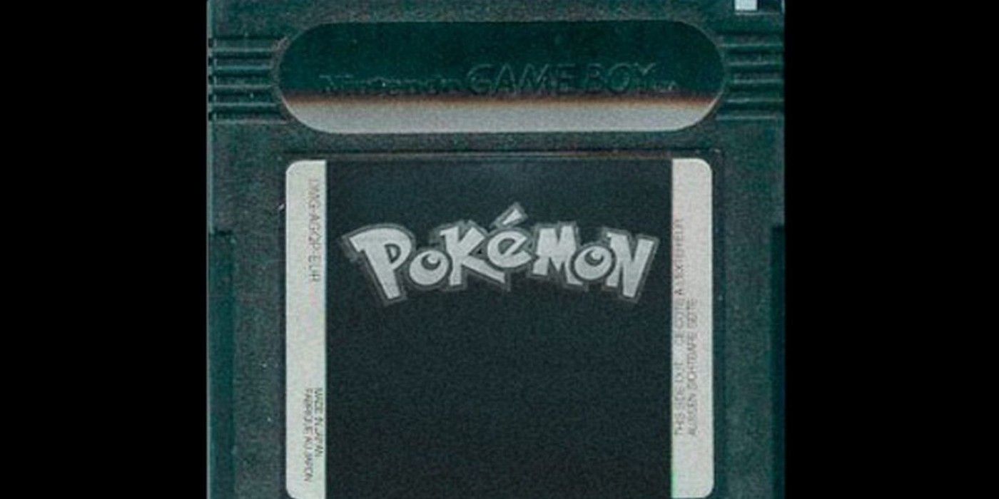 image of a black Pokemon GameBoy cartridge