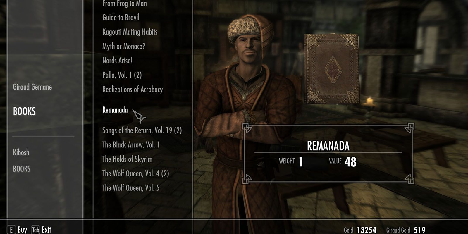 skyrim merchant with most gold